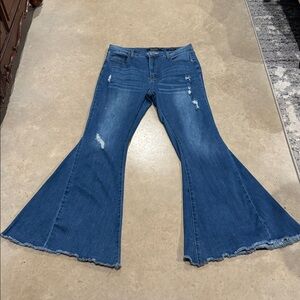 Lucky & Blessed Blue Flare Jeans